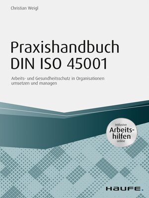 cover image of Praxishandbuch DIN ISO 45001--inkl. Arbeitshilfen online